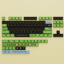 Rick and Morty 104+31 XDA-like Profile Keycap Set Cherry MX PBT Dye-subbed for Mechanical Gaming Keyboard